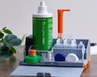 Station de rangement quotidienne pour lentilles sclérales