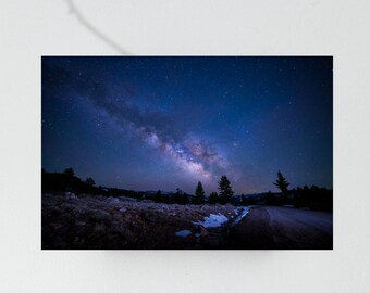 Milky Way "Snowy Way" Astrophotography Print