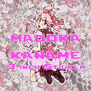 PMMM - Magical Anime Goddess 3 Inch Die-cut Sticker (Matte, Glossy, Rainbow, Halo) Magical Girl