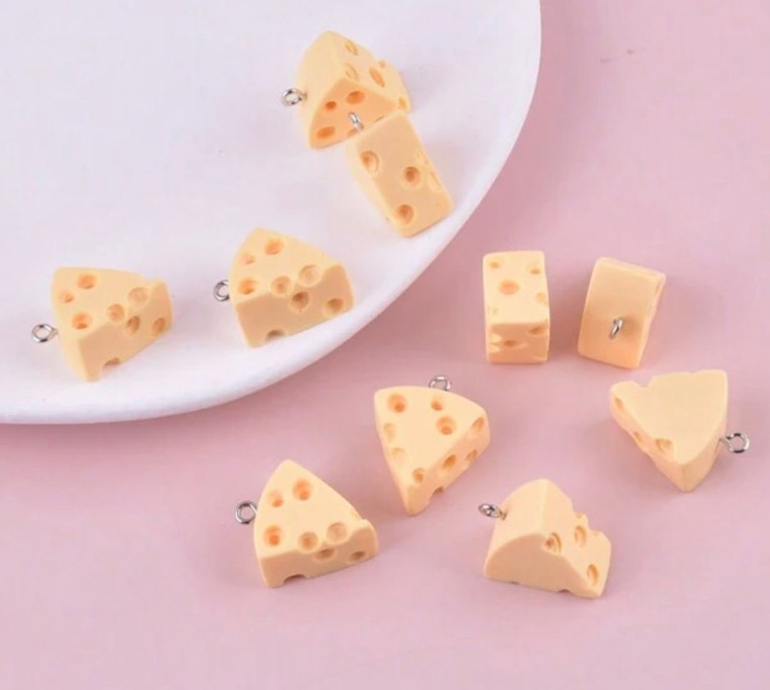 Cheese Wedge Charms Food Charms Jewelry Diy Earring DIY Etsy