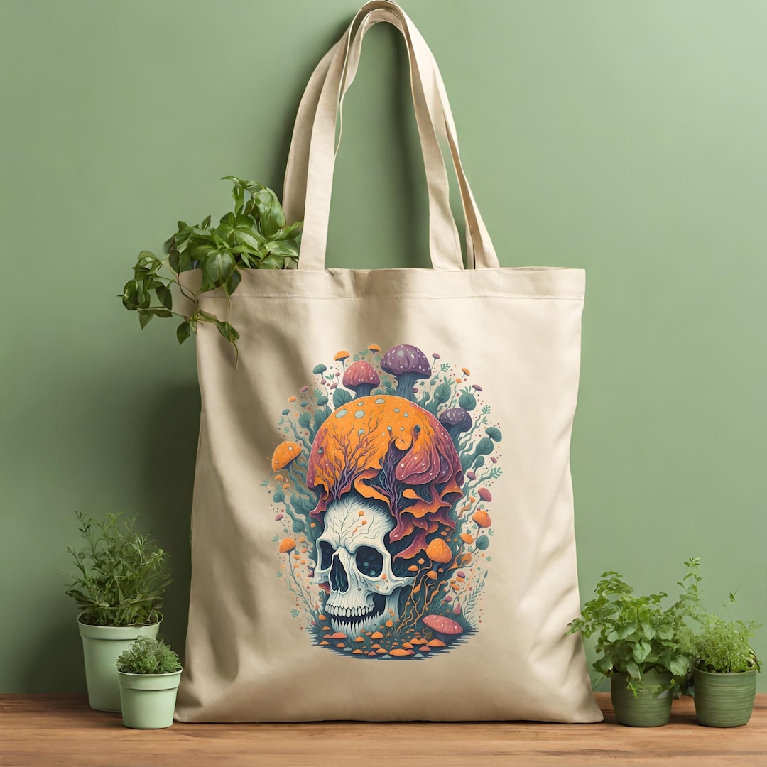Skull Printed Bag Strap