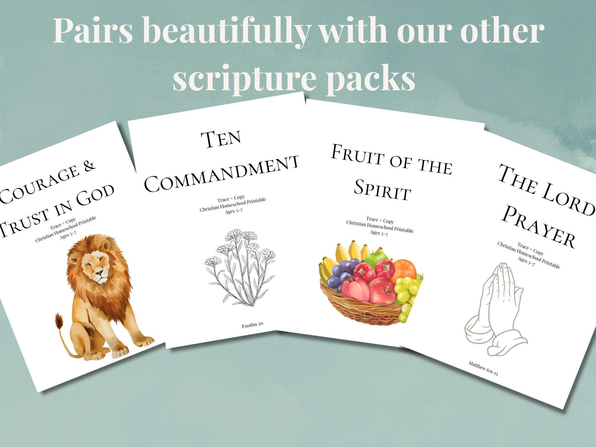 Proverbs for Kids Copywork | Bible Wisdom Verses| Christian Homeschool ...