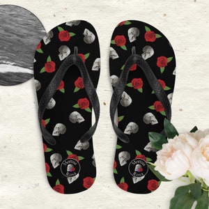 Gothic Flip Flops - Etsy display picture 2