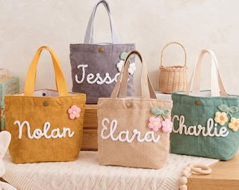 Personalisierte Name Tote Handtasche - individueller Name Babyparty Kinder Geschenk