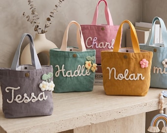 Benutzerdefinierte Name Tote Handtasche - personalisierte Geburtstags-Babypartygeschenk