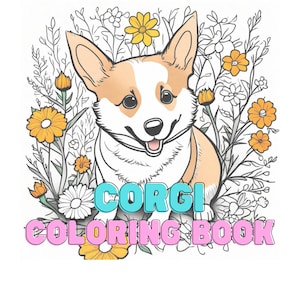 Blip Corgi Coloring Pages