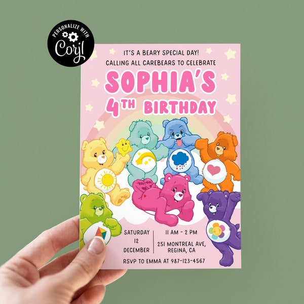 Editable Birthday Party Invitation Birthday Invitation Instant Download