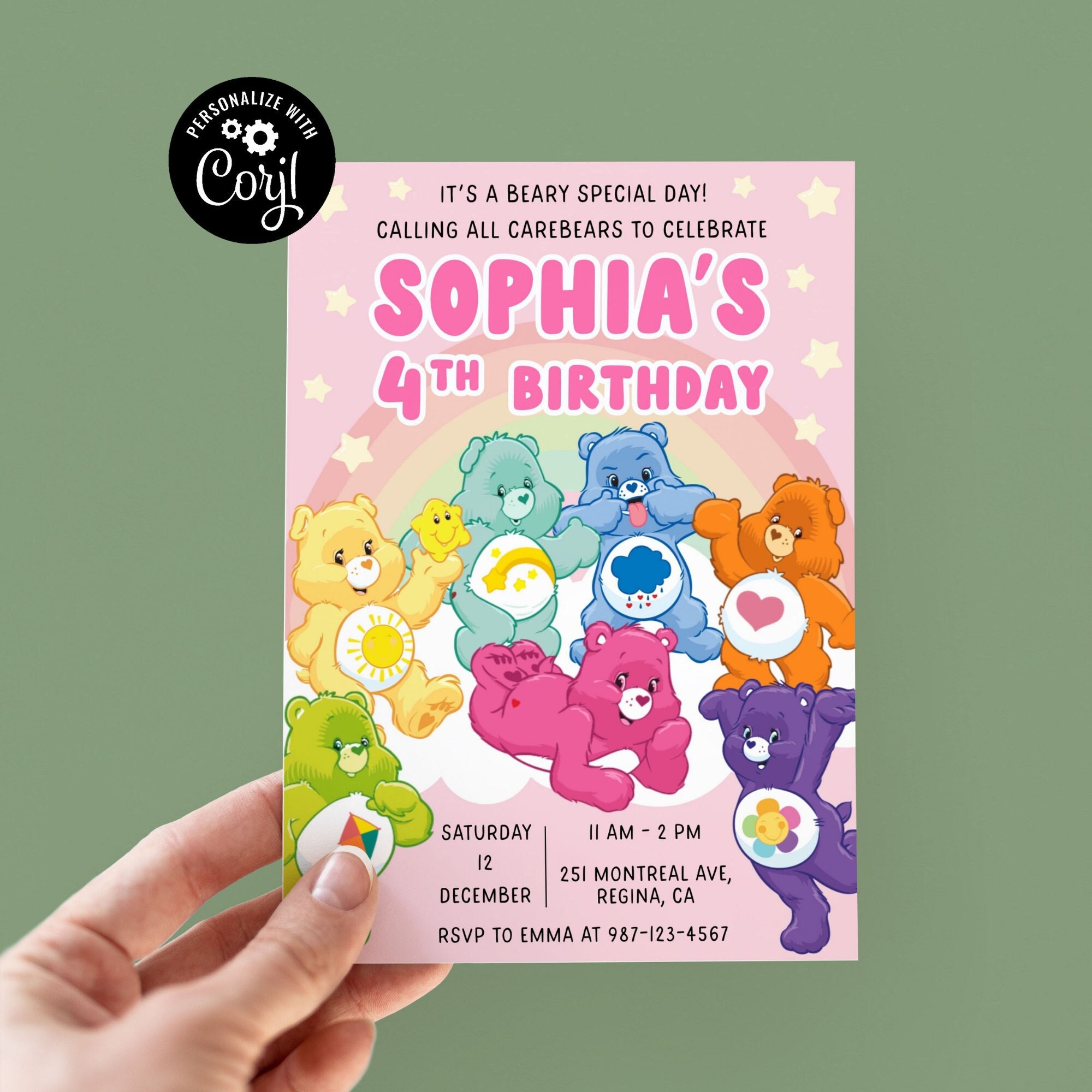 Cartolina Di Buon Compleanno Con Un Bears - Immagini vettoriali stock e