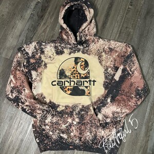 Carhartt bleached hoodie outlet