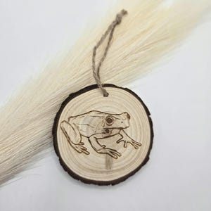 Frog Ornament| Cottagecore Decor| Nature Gifts|