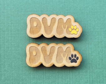 DVM Pin| Veterinary Gift| Vet Student Gift| Vet Medicine| Gifts for Veterinarian|Veterinary Appreciation| Doctor of Veterinary Medicine