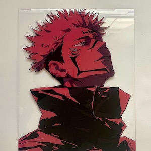 Sukuna Glass Painting