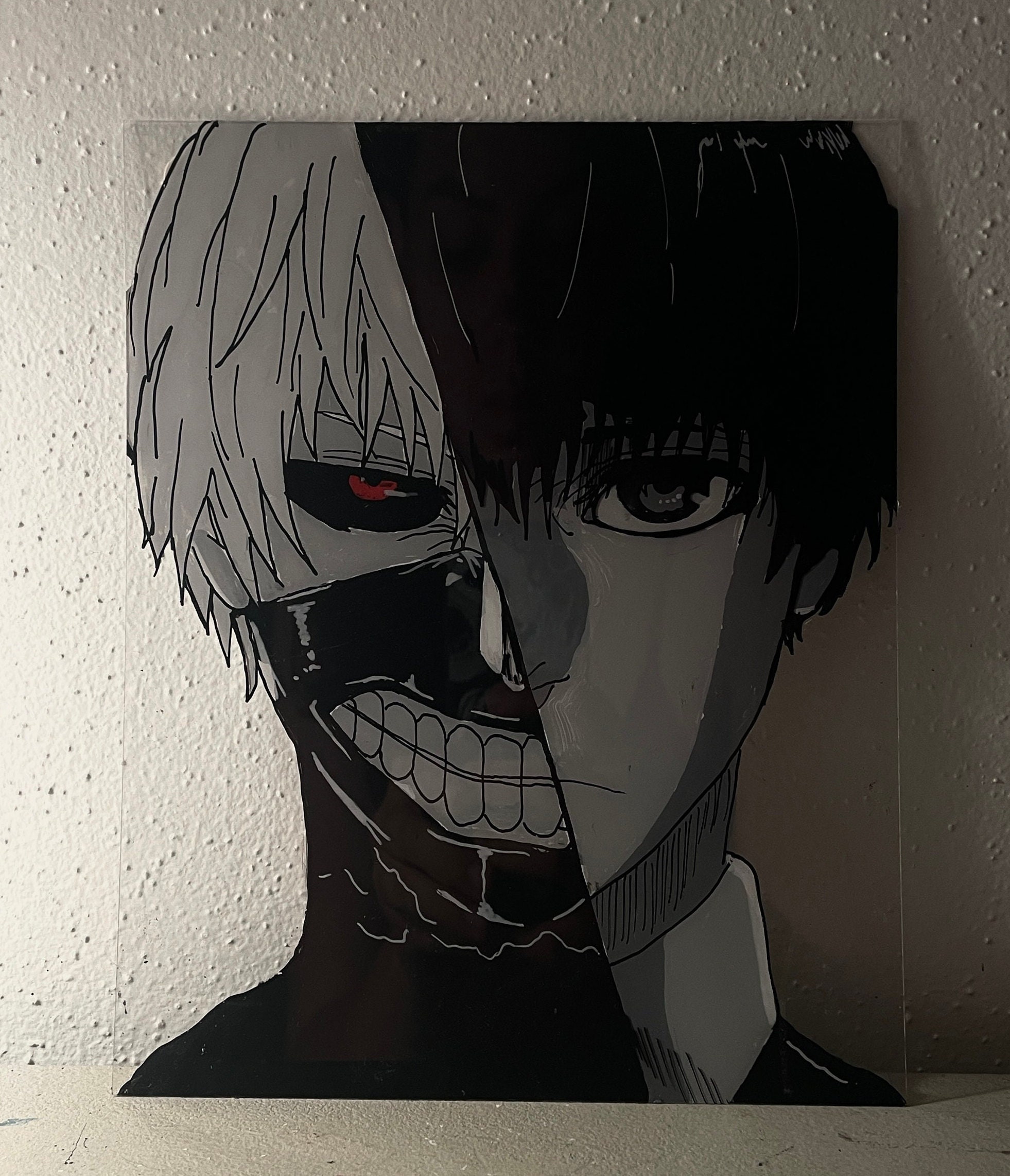 kaneki ghoul tumbler wrap for 20 oz ken ghoul tumbler spread anime wrap for  20 oz