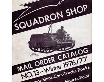 Squadron Shop No 13 Winter 1976 1977 Mail Order Catalog 38 Pages