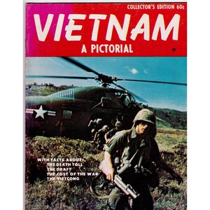 Vietnam A Pictorial Collectors Edition Magazine 1966 War Facts Death Draft Peace