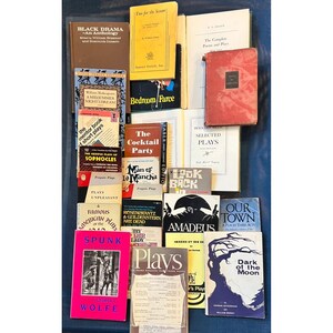 23 Vintage and Classic Play Scripts and Anthologies, Hardcovers, Softcovers, Complete