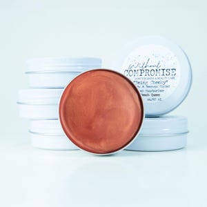 100% grass-fed beef tallow lip and cheek tint in “Beach Queen”| moisturizing lip tint, cheek tint, tallow blush