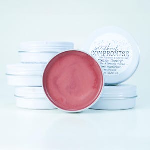 100% grass-fed beef tallow lip and cheek tint in “Wallflower”| moisturizing lip tint, cheek tint, tallow blush