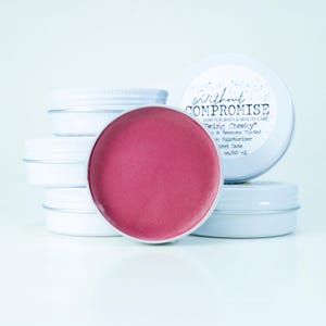 100% grasgefütterte Rindertalg Lippen- und Wangentönung in „Erstes Date“ | feuchtigkeitsspendende Lippenfarbe, Wangenfarbe, Talgrouge