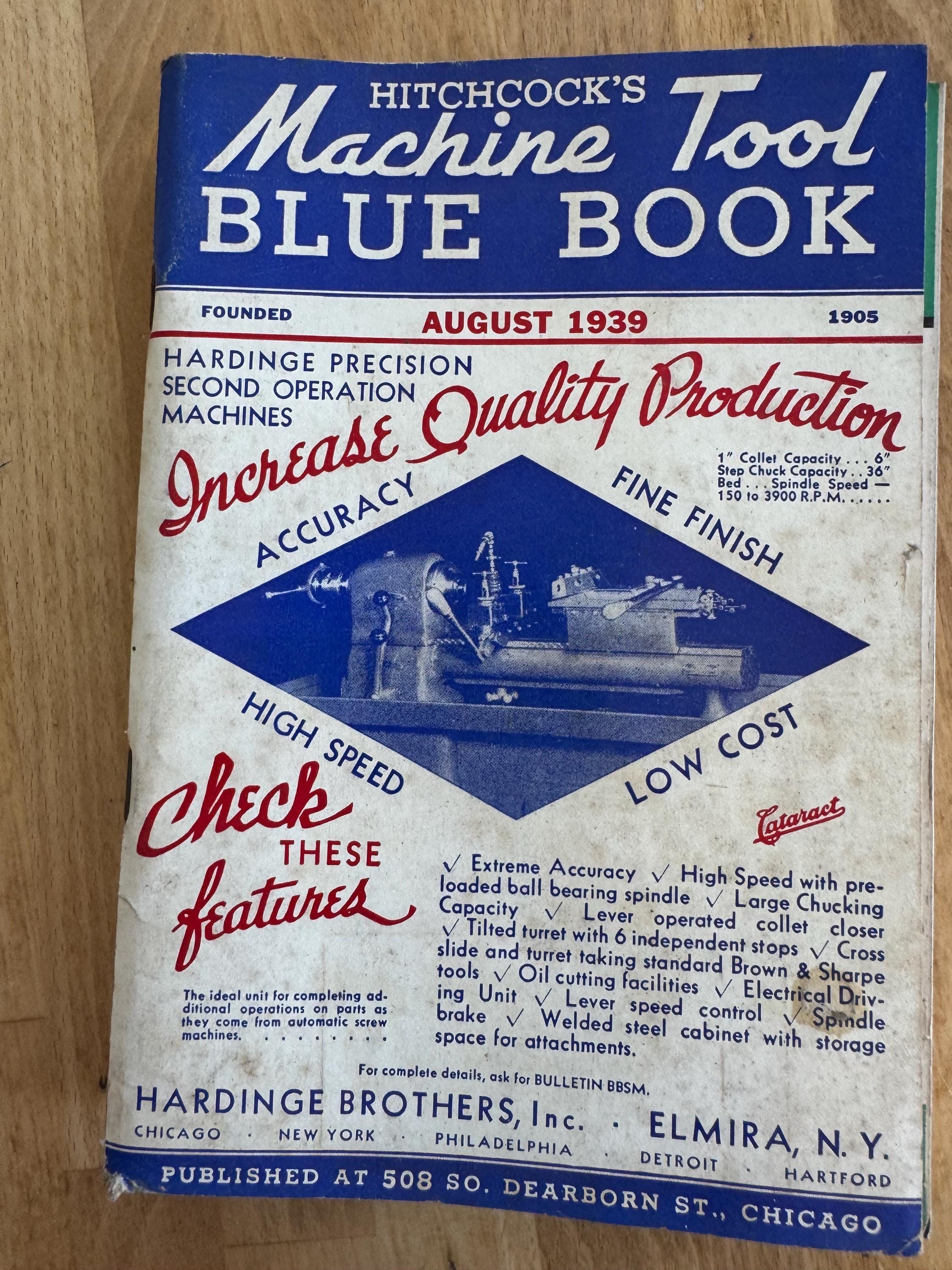 ヴィンテージ産業貿易雑誌：モダン・マシン・ショップ＆ヒッチコックの