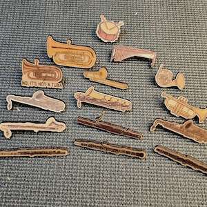 Musical Instrument Pins