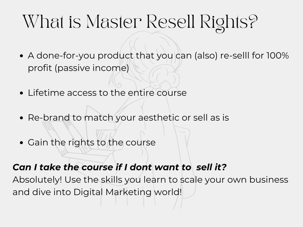 Digital Marketing Course W/master Resell Rights - Etsy