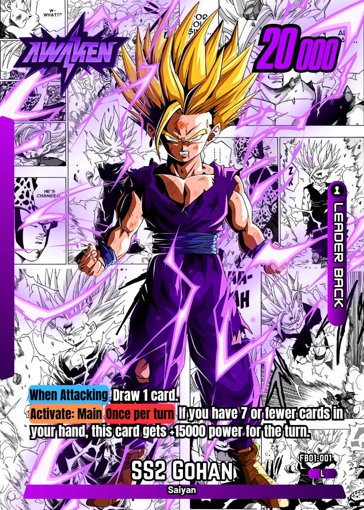 Gohan Custom Manga Card - Etsy