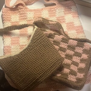 Crochet shoulder bag/tote