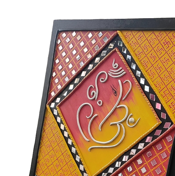 DIY #LIPPAN #ART KIT with #Ganpati design  Lippan Art Kit in affordable  Price #lippanart #hindi. 