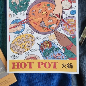Stampa artistica di Hot Pot: perfetta per i buongustai e gli appassionati di Hot Pot