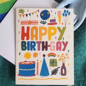 Happy Birth-Gay - Geburtstagskarte für LGBTQ+