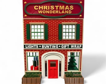 Kit impreso en 3D "Edificio del País de las Maravillas Navideñas" a escala O