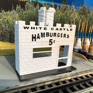 O Scale  - White Castle  Inspired- FLAT Kit