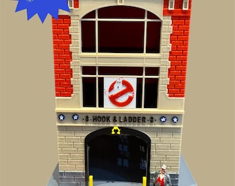 Kit de estación de bomberos GB "Gancho y escalera n.° 8" a escala O