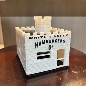 O Scale White Castle Building KIT