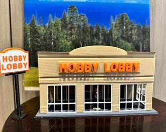 Kit de construcción inspirado en Hobby Lobby a escala O