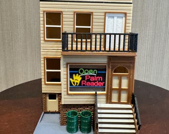 Kit "Casa para lectores de palma estilo Brooklyn, NY" a escala O