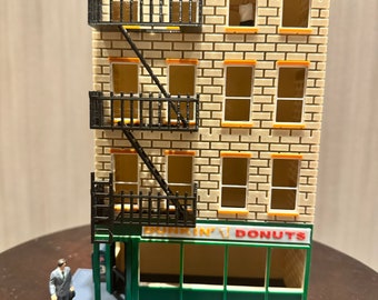 O Scale Dunkin Donuts Corner Flat - Kit