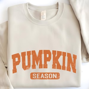 Retro Pumpkin Season Sweatshirt - Thanksgiving Gift Fall Gifts - Autumn Sweatshirt - Cute Fall Sweatshirt - Halloween Sweatshirts For Women