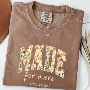 Comfort Colors® Bible Verse Shirt, Cute Christian Shirt For Women,Jesus Shirt,Christian Gift, Christian Christmas Shirt,Love and Grace Shirt