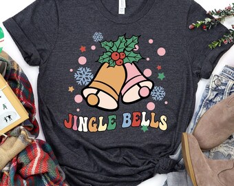 Jingle Bell Rockin' Christmas Shirt: Holiday Song Tee