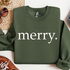 Christmas Sweatshirt, Merry Christmas Sweatshirt, Christmas Shirt for Women, Christmas Crewneck Sweatshirt, Holiday Sweater, Christmas Gift