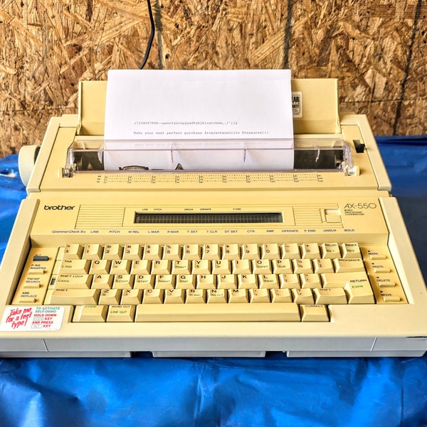 Brother Electronic Typewriter, Word Processor, 1989, Japan