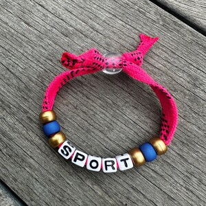 Hockey Lace Bracelet