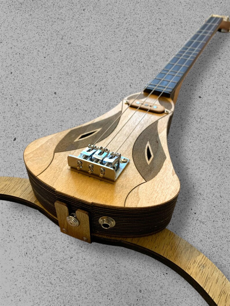 Bull-cimer 3 String Electric Dulcimer Guitar/functional Wall Art ...