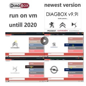 Diagnostic Diagbox V9.91 Tool Full Auto Repair Update For Lexia3 91 PP2000 Lexia-3 Diagbox Citroen Peugeot Till 2021