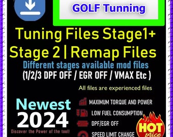 Diagnostic Auto For Volkswagen Golf Tuning 12 GB Tuning Files Stage1,Stage 2...etc Ecu Files Remapping Automobiles Car Repair Tool