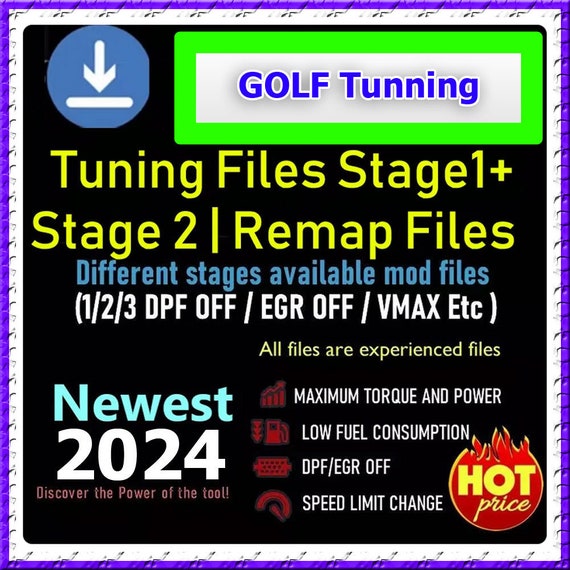 Diagnostic Auto For Volkswagen Golf Tuning 12 GB Tuning Files Stage1,Stage 2...etc Ecu Files Remapping Automobiles Car Repair Tool