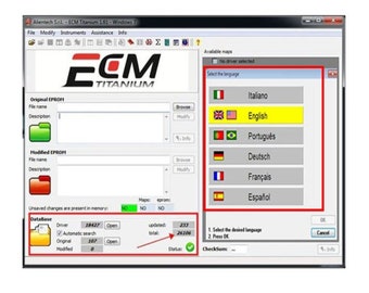 ECM TITANIUM 1.61 virtual machine or win with 26000+ Driver Ecm 18259+ Drivers for ecu tool car repair diagnostic send link windows 7/8/10