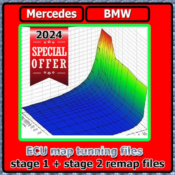 Car Repair Tool Diagnostic Automobiles Mercedes Bmw ECU Map Tuning Files Stage 1 + Stage 2 Remap Files repair ecu car power